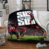 Cristiano Ronaldo (73) Personalized Name Blanket Gift Personalized Blanket Ultra-Soft Perfect for Seaside Bed Livingroom Office Chair for All Occasion