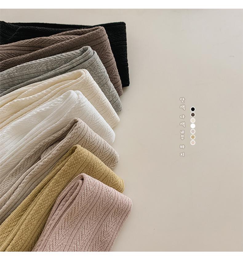 Mädchen Leggings mit Spitze in Uni - Frühling/Herbst Dünner Stil