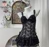 Playful Cat-Themed Lace Lingerie Skirt for Intimate Gatherings