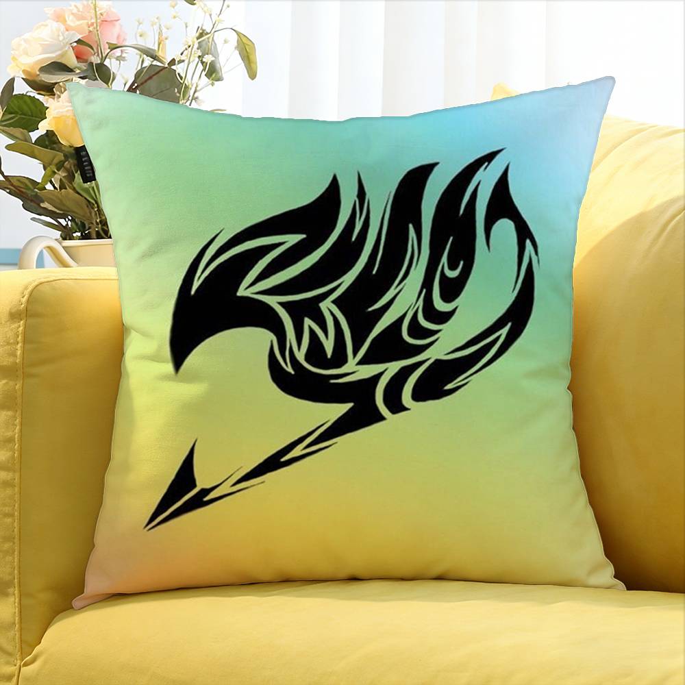 Fairy Tail Anime World Various Sizes Square Pillow Case For Car Home Bedchamber Decor