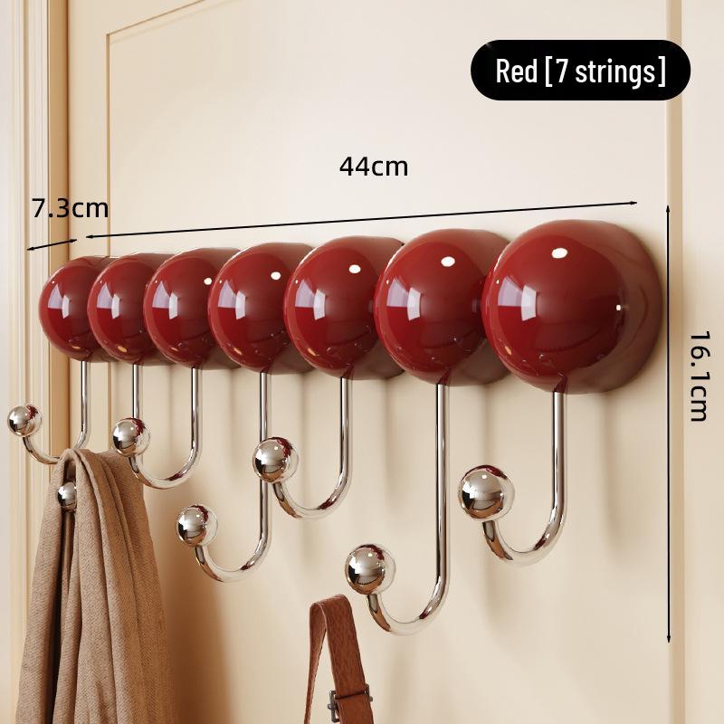 No-Drill Suction Cup Hook: Strong Load-Bearing Adhesive for Bathroom, Bedroom, Kitchen, Door, and Hat Storage.