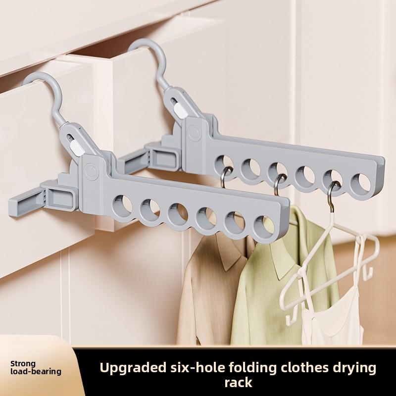 Travel Folding Clothes Hanger, Portable Travel Clothes Drying Rack, Hanging Rack, Indoor Clothes Hanging, Business Trip Clothes Hanging