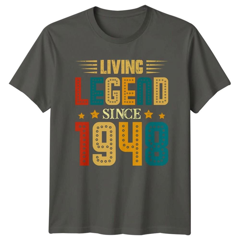 Living Legend Since 1948 TShirt 1948 Retro Birthday 78th Birthday Gift For Him S