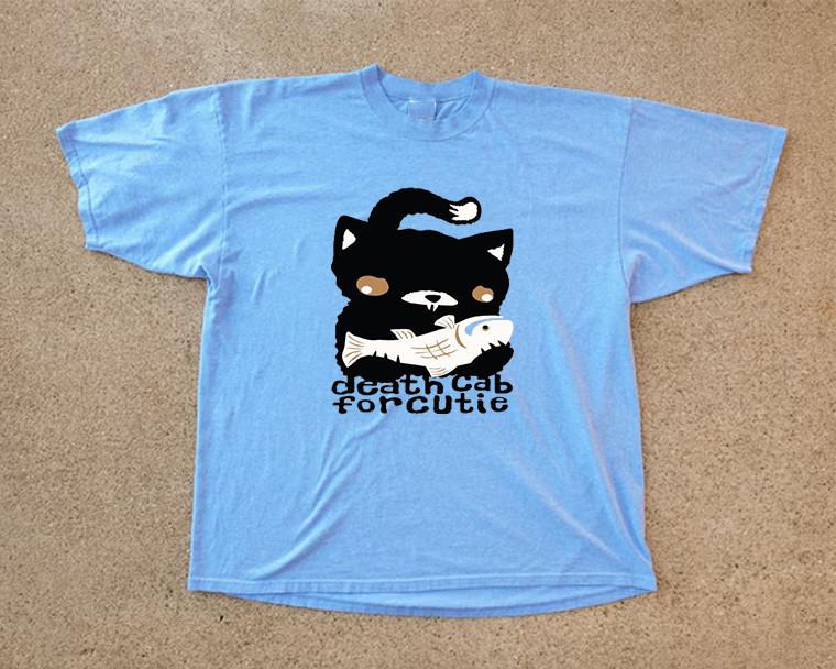 

Death Cab for Cutie Band Cute Cat T Shirt Full Size S-5XL SN356 Unisex T-Shirt L