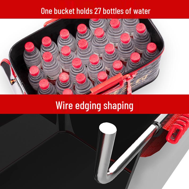Multi-functional Foldable Fishing Bucket and Fish Protector