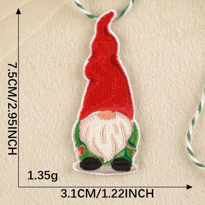 

Вышитая самоклеящаяся нашивка «Санта-Клаус» - Идеально подходит для одежды и журналов, сделанных своими руками