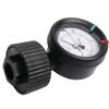 Gauge Suitable For Harsh Environments Pressure Gauge Black PP Diaphragm Gauge Waterproof Housing Shockproof Design