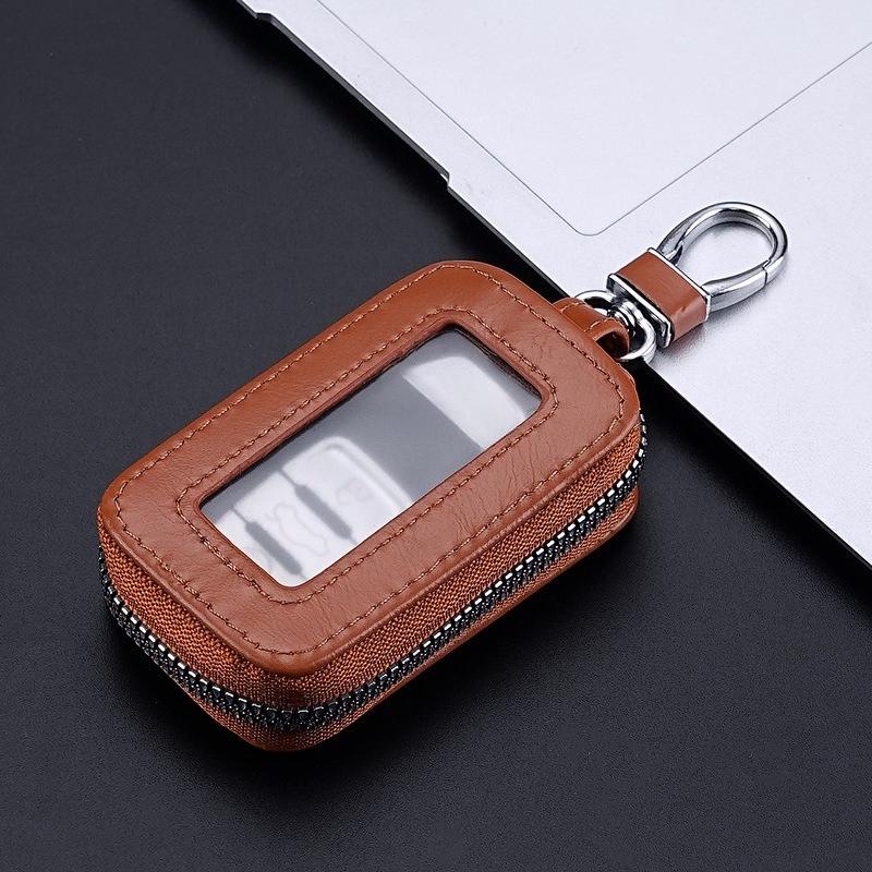 PU Leather Keychain Men Women Key Holder Organizer Pouch Fashion Car Key Wallet Housekeeper Key Case Mini Card Bag