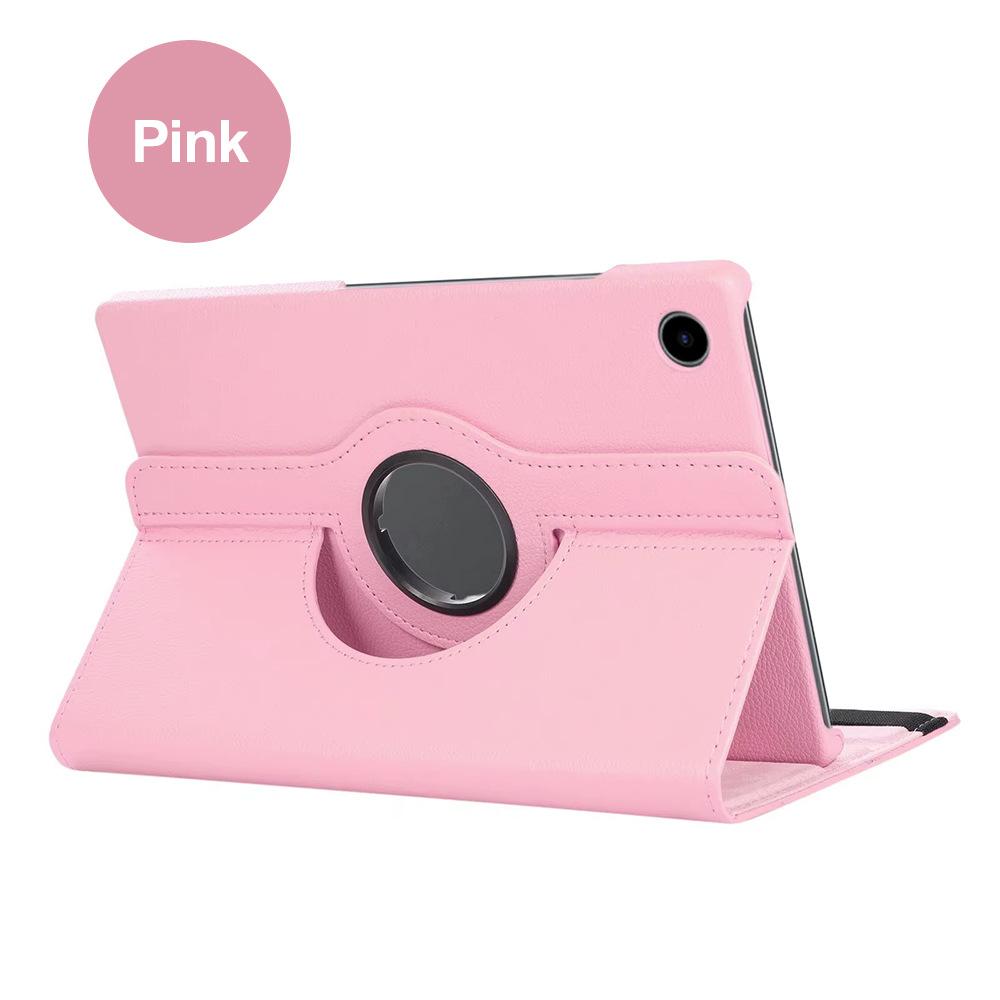 Applicable to Samsung Tab A7 Lite T220 Litchi Pattern Rotary Protective Case P610 Tablet PC Leather Case Anti-drop