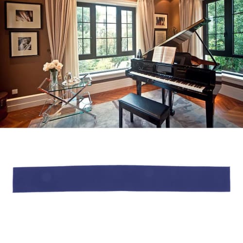 WUMN Pure Cotton 88-Key Piano Cover Cloth, All-Purpose, Blue