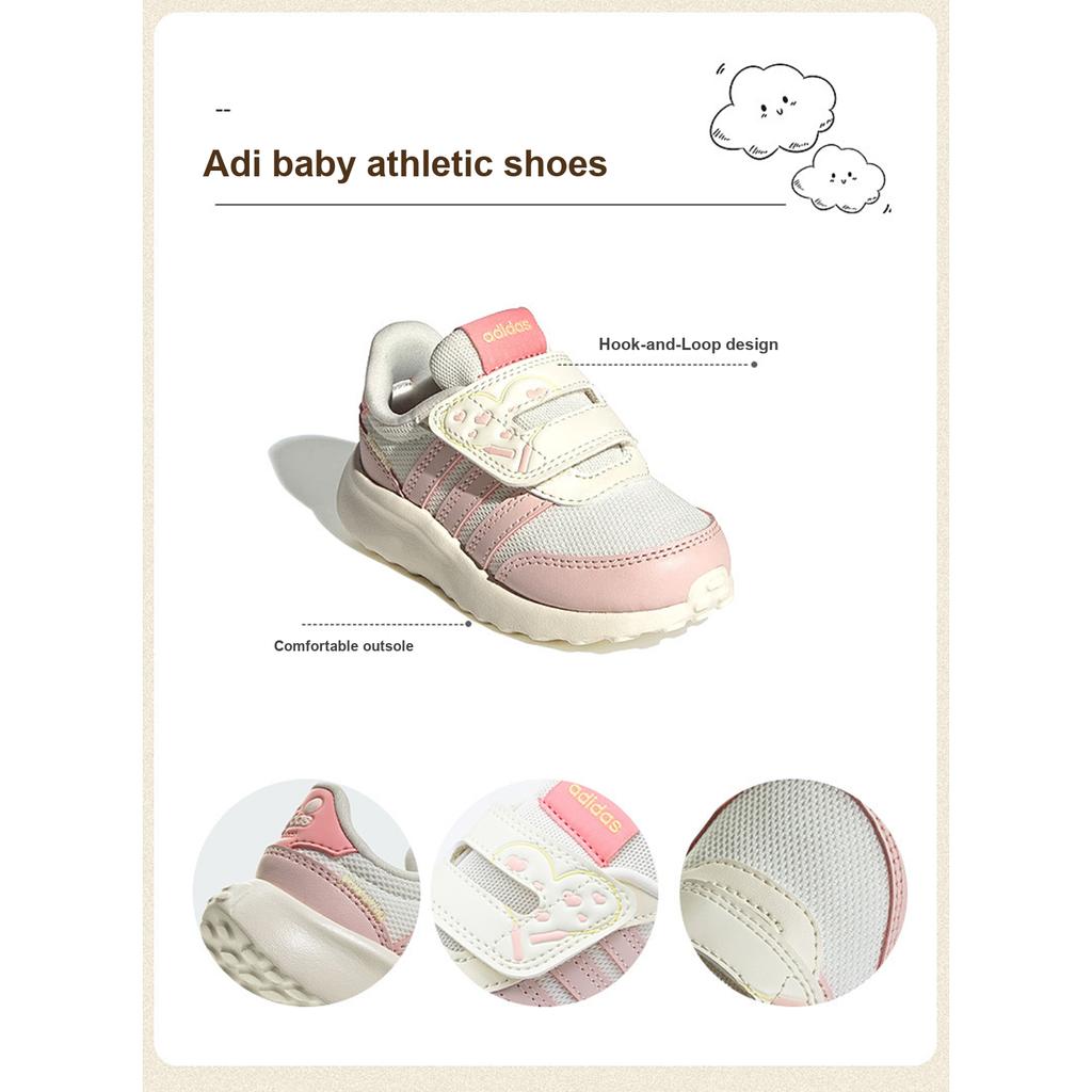 Adidas Ac Casual Sports Durable Low-Top Walking Shoes Baby Shoes Pink JI2480