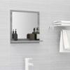 Day and Night - Day and Night Bathroom Mirror Sonoma Grey Plywood 40x10.5x37 Cm