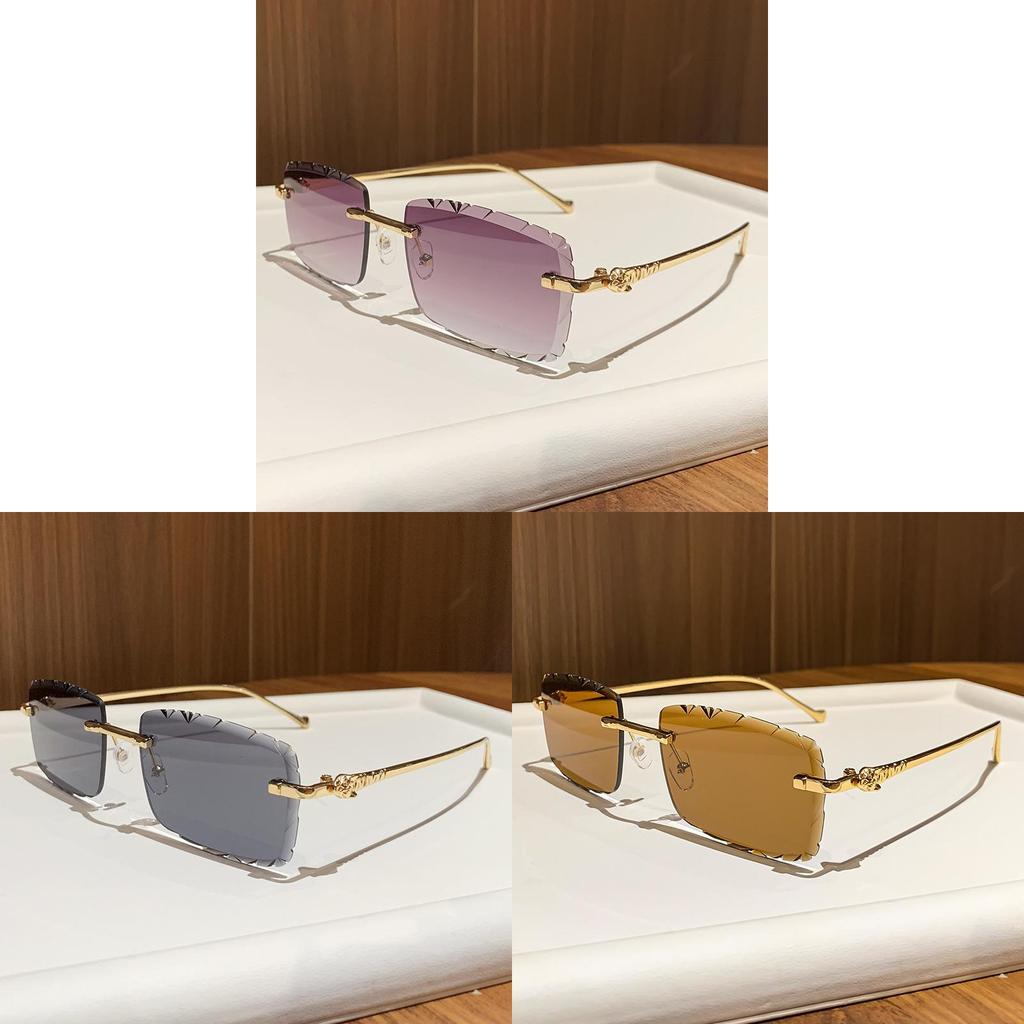Metal Square Sunglasses With Pc Lenses For Outdoor And Party Looks