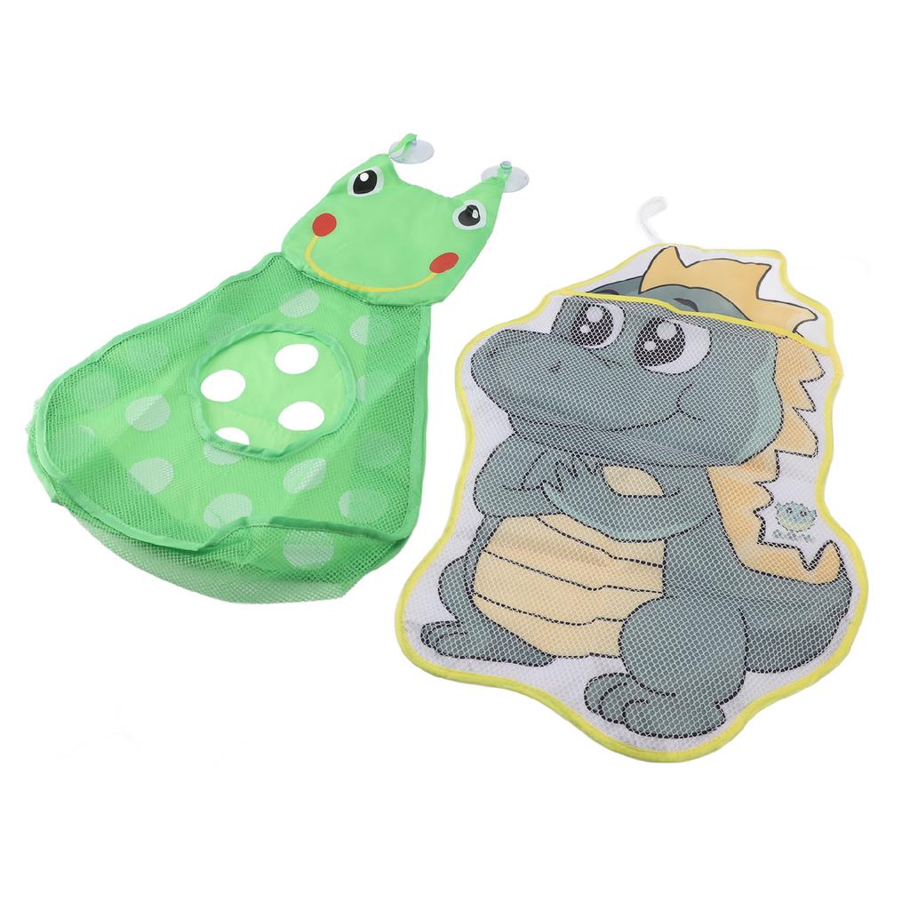2pcs Bath Toy Mesh Bag Bathtub Toy Net Holder for Kids Bathroom Decor Bedroom Car Toy Storage