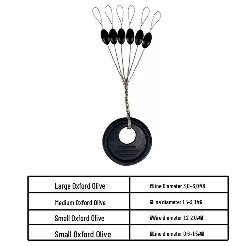 

Світловідбиваючі поплавці-стопори для риболовлі Космічна квасоля проти заплутування - Оливкоподібні елементи для морської риболовлі Medium [Line Diameter 1.5-3.0#]