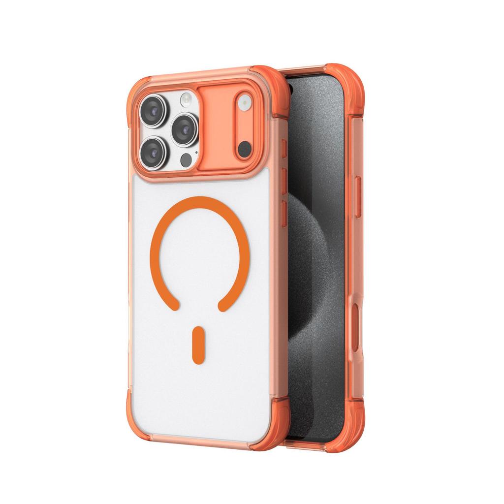 Applicable To Apple iPhone11promax Airbag Skin-sensitive Transparent Magnetic Mobile Phone Case Apple 11 Magnetic Mobile Phone Case