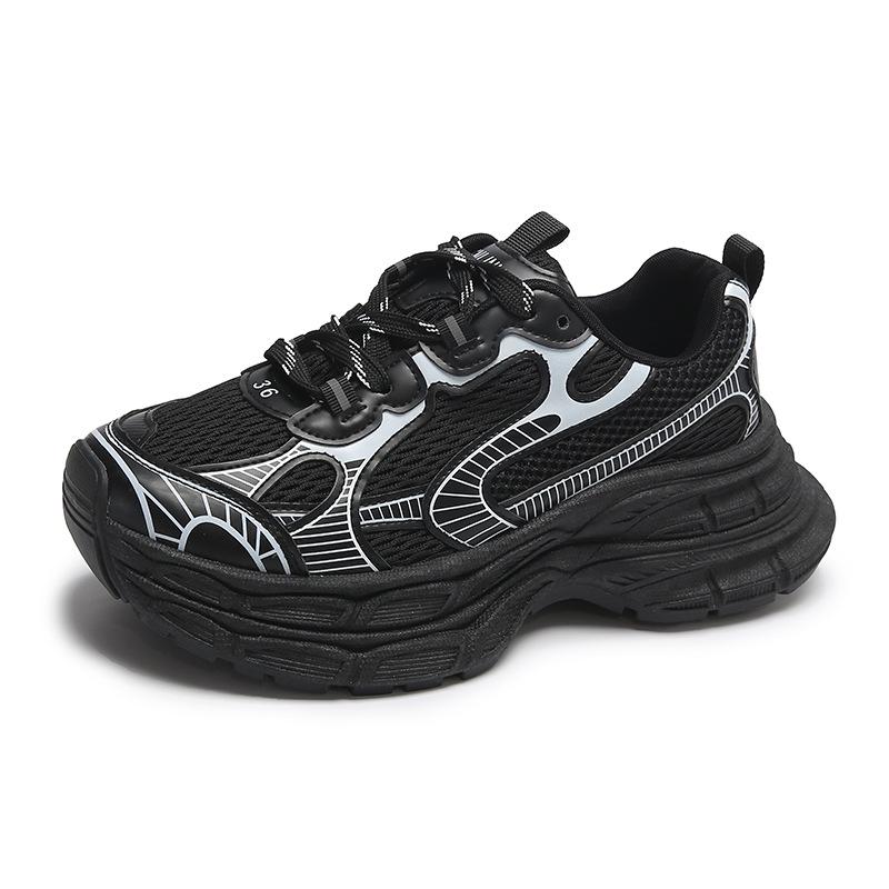 ins Korean version of the new dad shoes for women 2025 autumn student sports running shoes casual platform heightening shoes BL01