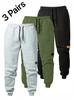 Men's European Size Solid Color Fleece Sports Pants with Drawstring - Warm, Casual, and Suitable for Many Occasions