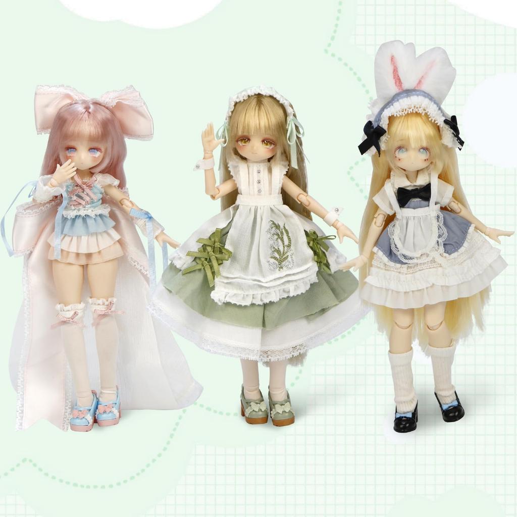 MJD panenka 18. velikosti Kloubová figurka Anime panenka 20 cm Vhodné pro věk 15 let a více Vyrobeno z PVC a ABS s oblečkem Sběratelská figurka Momotale Suzuran