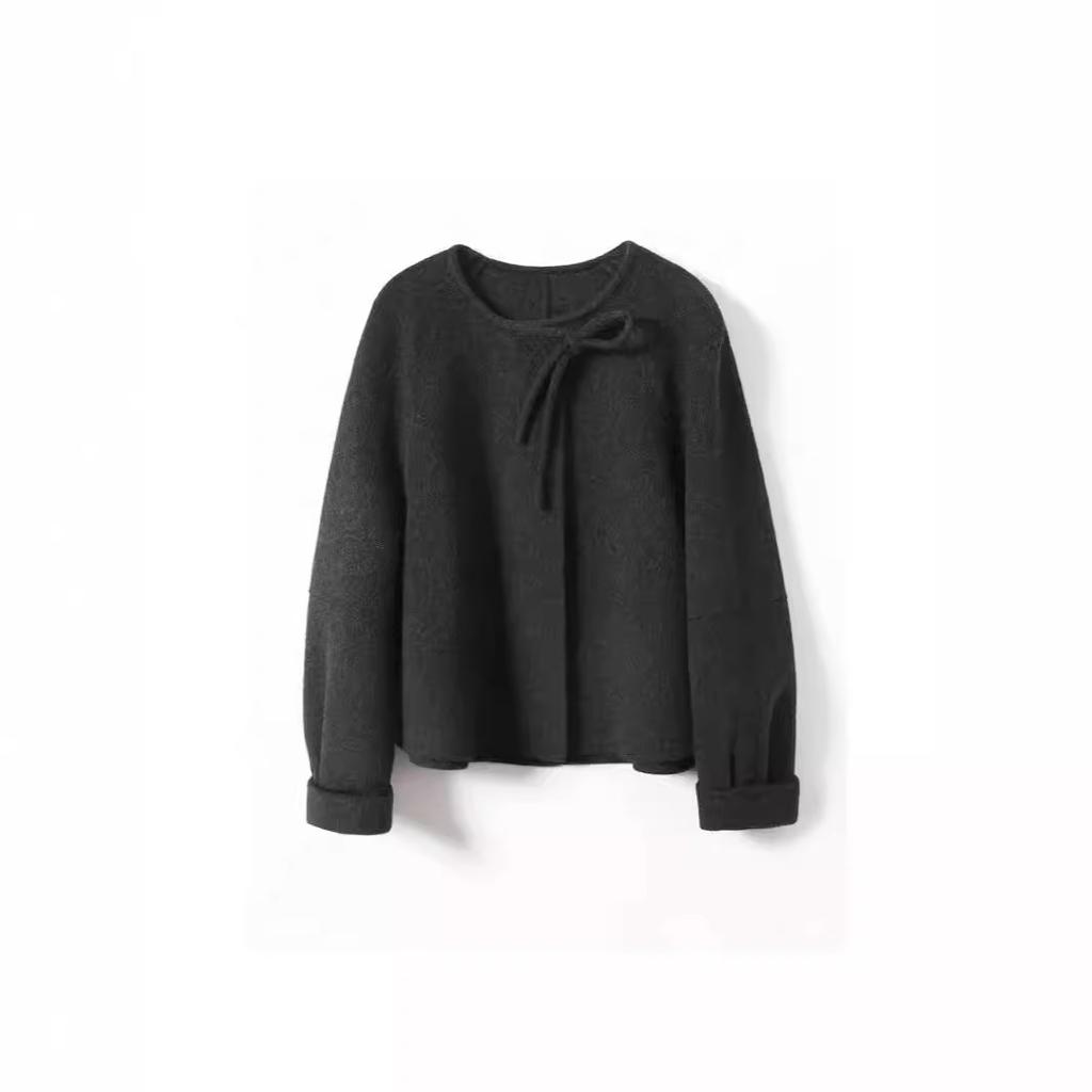 Double-sided Fleece Wool Coat Women's Short Spring and Autumn New High-end Woolen Coat Women's Small