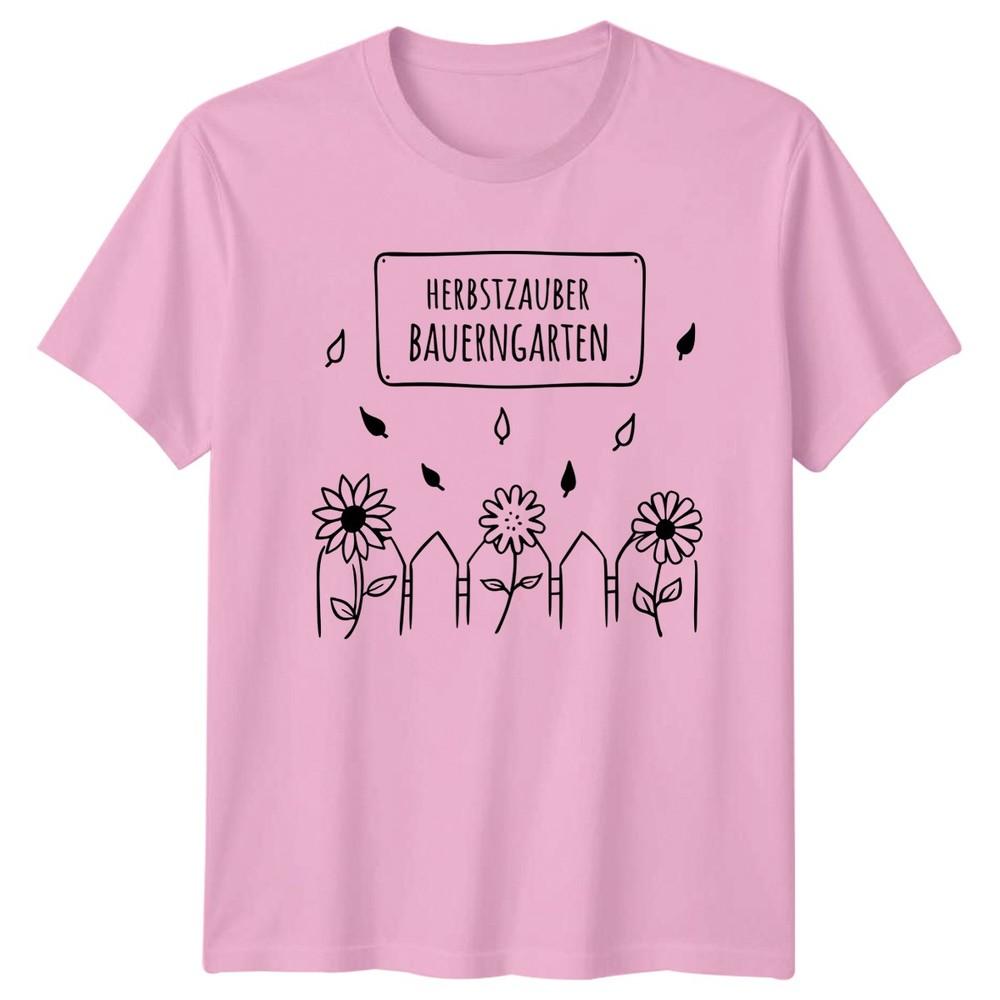 Herbstzauber Bauerngarten Unisexs TShirt Cottage Garden Gardening Birthday