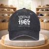 Vintage  Limited Edition Text Pattern Adjustable Baseball Cap for Unisex and Women
