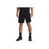 Under Armour Solid Color Elastic Waist Straight Shorts Men Bottoms Black 1370220-001