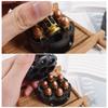 7 Hole Bullet Head Dices Mold Dices Storgae Box Silicone Molds DIY Crystal Epoxy Resin Mold Digital Game Easy To Release