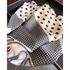Women S Polka Dot Printed Silk Like Square Scarf For Summer