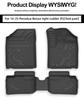 TPE Floor Mats for 2016-2025 Perodua Bezza, Includes Trunk Mats for Cross-Border Models.