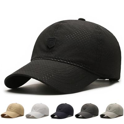 R Embroidery Quick-drying Breathable Hat Men's Outdoor Baseball Cap Sports Mesh Cap