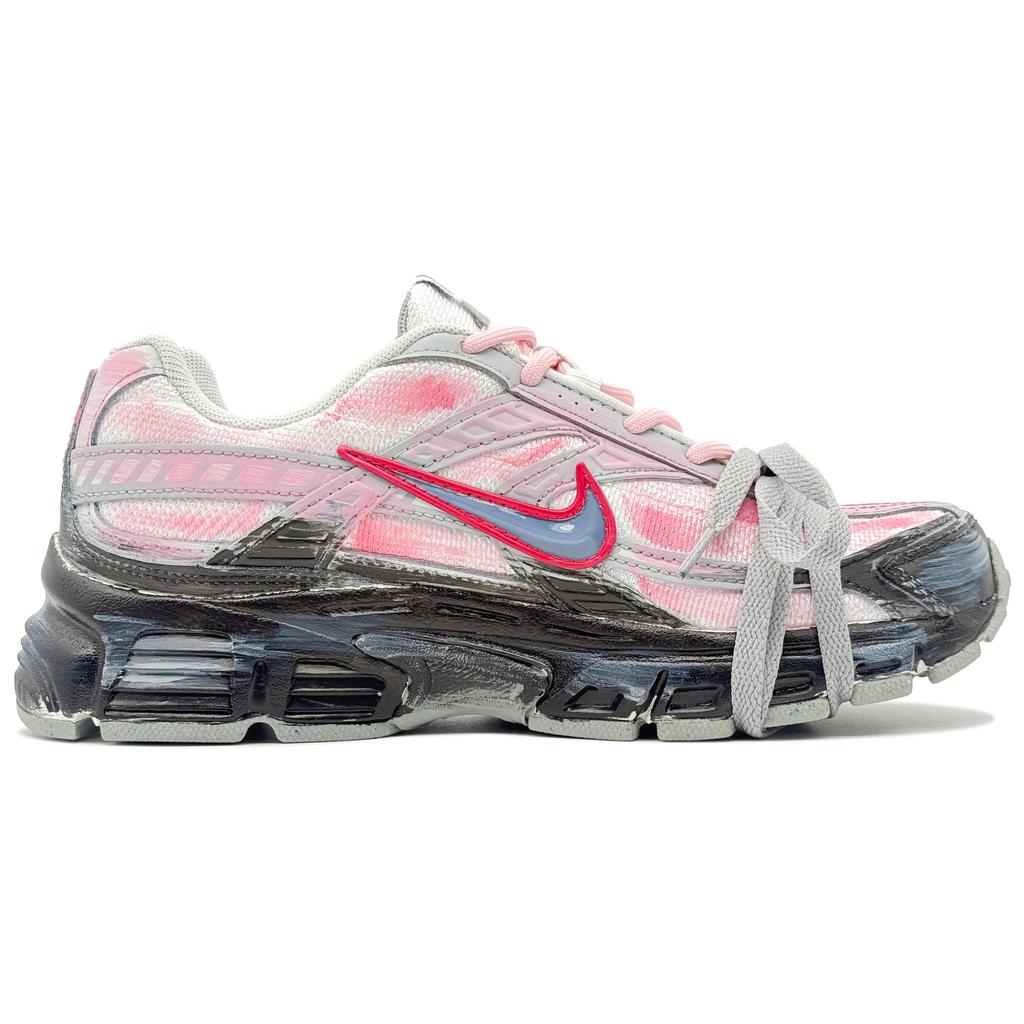 Nike Initiator Kumaş Aşınmaya Dayanıklı Aşınmaya Dayanıklı Düşük Bilekli Günlük Antrenman Koşu Ayakkabıları Kadın Pembe Siyah HQ1511-121(Takım1148-)