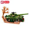 Non-Toxic Sembo Military Series Main Battled Tank Assemblage Building Blocks Moc Chariot Model Bricks Ornaments Car Toys Diy Birthday Gift