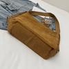 Korean Style Multifunctional Shoulder Bag Elegan Crossbody Bag Corduroy Tote Bag  Portable