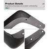 4PCS Car Mud Flaps Splash Guards Mudguards Car Mud Flaps Compatible with Nissan NOTE 2014-