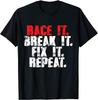 Men's Race It Break It Radio Control Hobby Car Truck Buggy Fun T Shirt Customized T Shirt Black