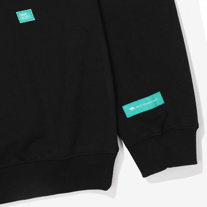 Bbc Earth Half Zip Sweatshirt   Black [23ss]