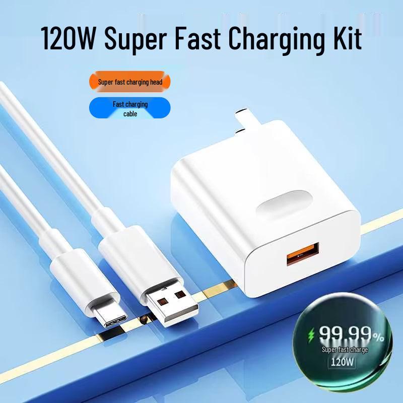 Kompatibles 66W Typ-C Super-Schnellladekabel für Huawei, Oppo, Honor, Vivo und universelle Android-Geräte.