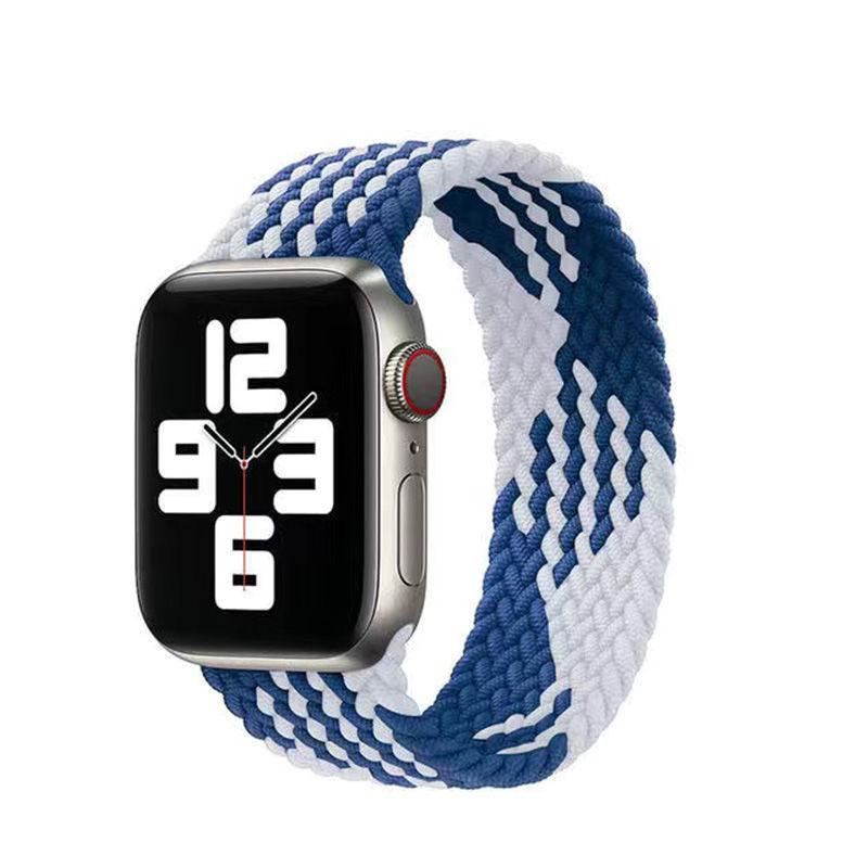 Waschbares Uhrenarmband aus Nylon mit Öse für die Apple Watch, Sport Fashion, 42 mm, 38 mm, elastisches Nylon-Gurtarmband, Iwatch-Serie Ultra 8, 7, 4, 5, SE, 6, 49 mm Band