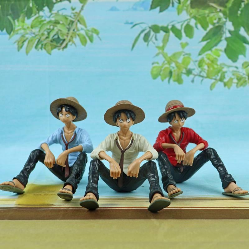 One Piece Luffy Car Decoration Figure Pvc Material Perfect For Anime Fans