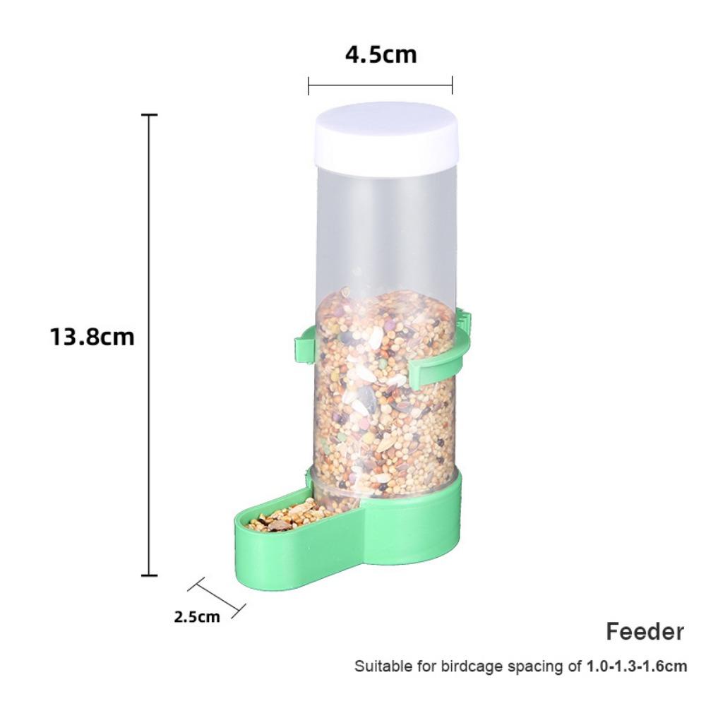 Plastic Bird Automatic Drinker Automati Parrots Feeder Waterer Bird Water Dispenser Parrots