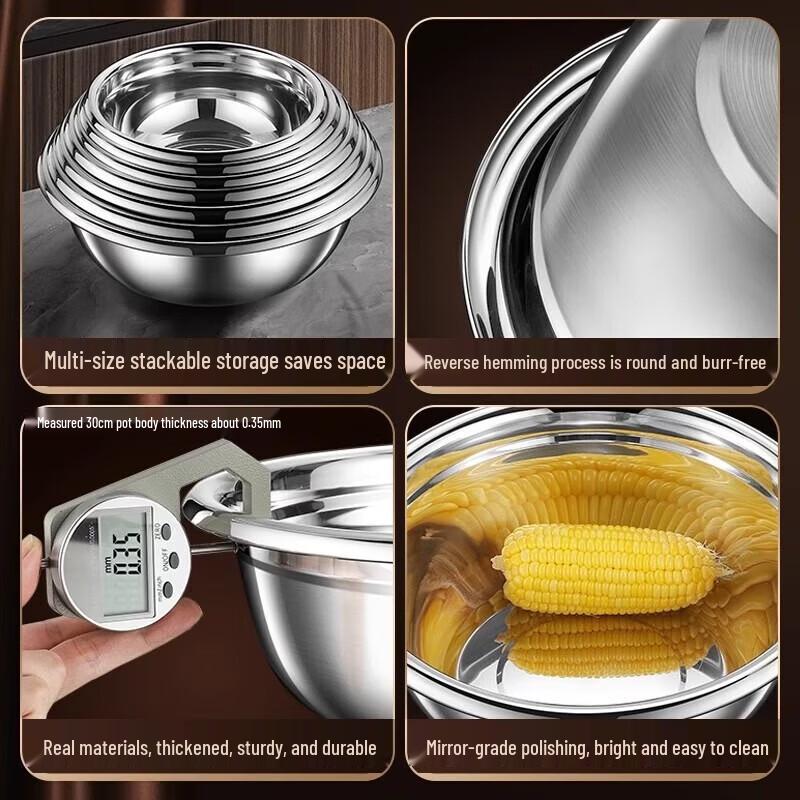 Large Stainless Steel Multi-Purpose Basin
