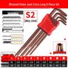 Colored Hex Wrench and Screwdriver Set - 6-Point, Multifunctional Tool with Extended Keys