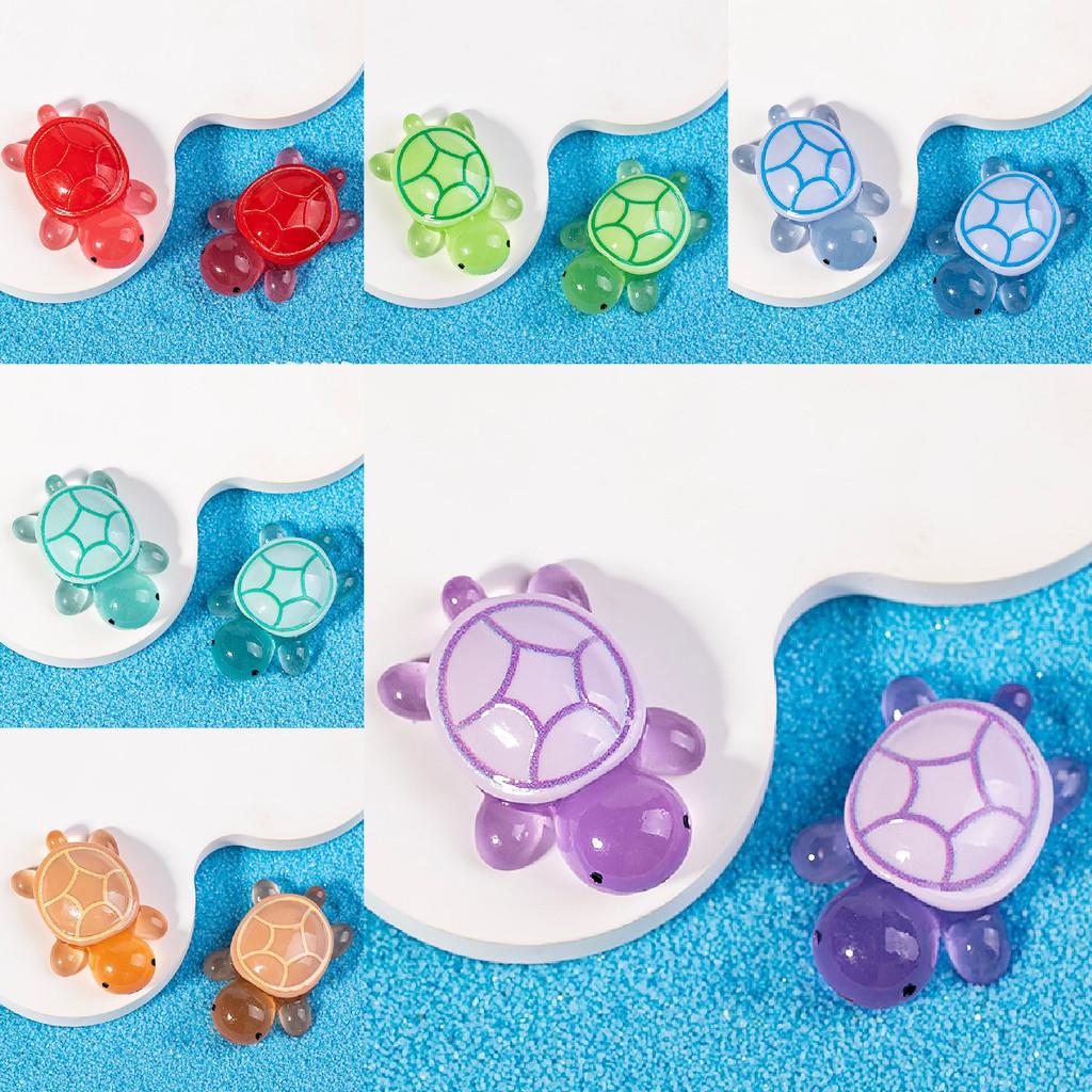 Charming Turtle Figurines For Diy Miniature Gardens And Desk Decorations In Bright Colors