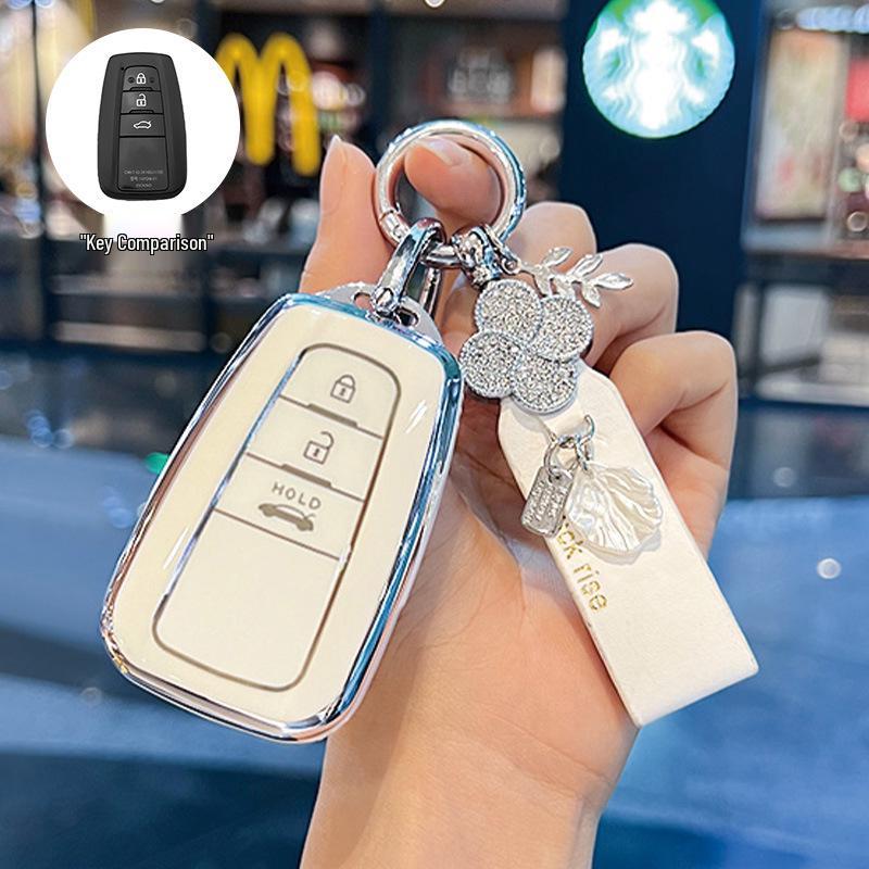 Women’s Key Covers for Toyota: Corolla, Camry, Levin, Avalon, Highlander, RAV4, and CHR.