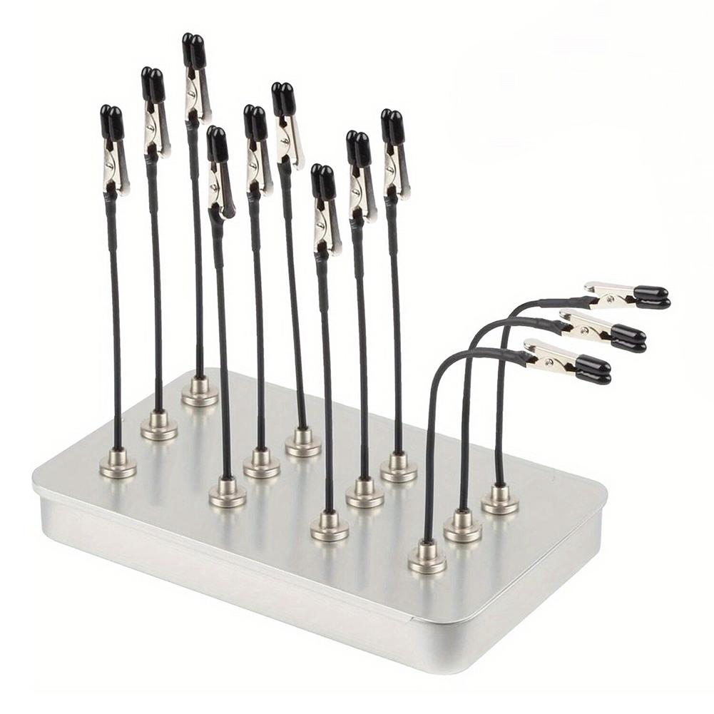Spraying Clamps Model Painting Clips Hobby Model Painting Adjustable Angle Positioning Insulation Rubber Covers