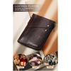 RFID Leather Multicolor Wallet Short Double Zipper Vertical Wallet Fashion Casual Coin Purse