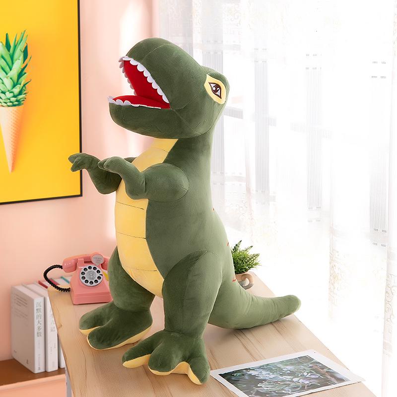 Large Tyrannosaurus Rex Plush Pillow - Cute Dinosaur Doll for Boys' Birthday