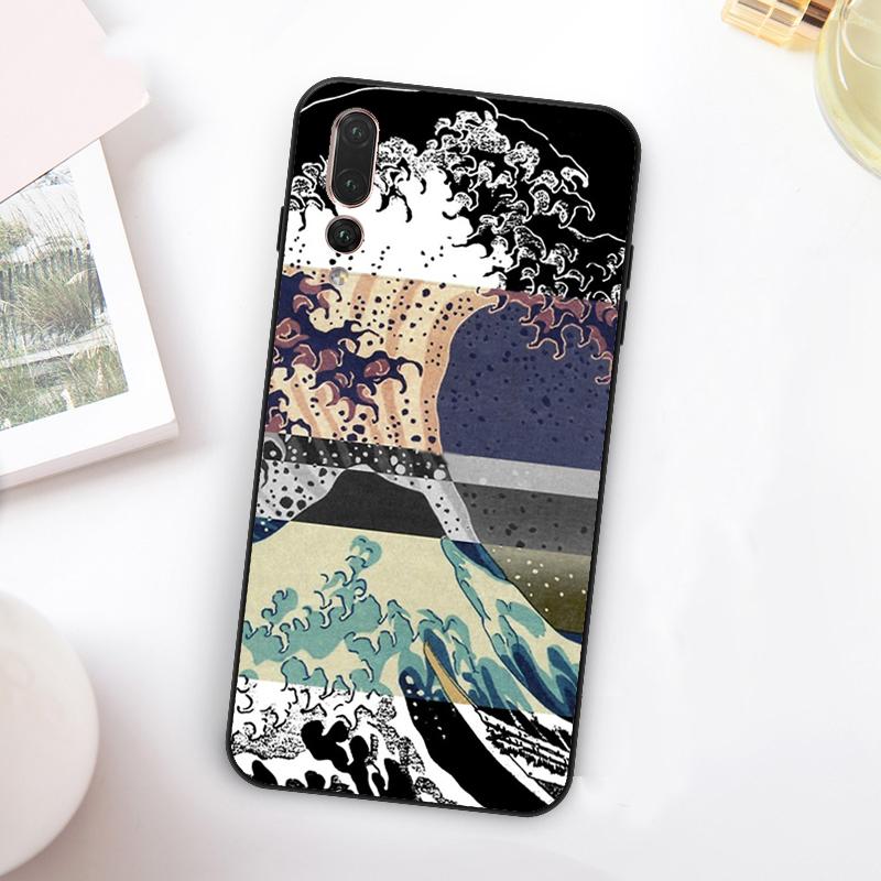 Great Kanagawa Wave For Huawei Nova Y73 Y72 Y90 Y70 Y60 Y91 Y61 12s 12i 11i 8i 9 10 SE P60 P30 Pro P40 Lite Case