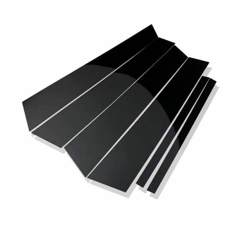 For BMW 7 Series F01 F02 2009-2015 Gloss Black Window Trim Cover BC Column Sticker Polished Pillar Posts